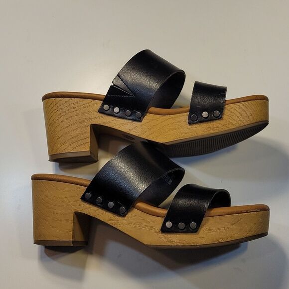 UNIVERSAL THREAD CLOGS OPEN TOE SLIP-ON WOMEN"S SANDAL - Picture 11 of 15